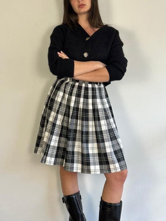 Vintage Plaid Skirt