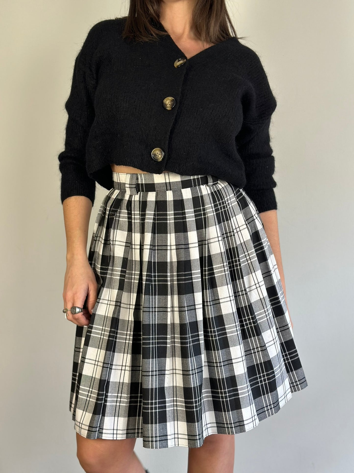 Vintage Plaid Skirt
