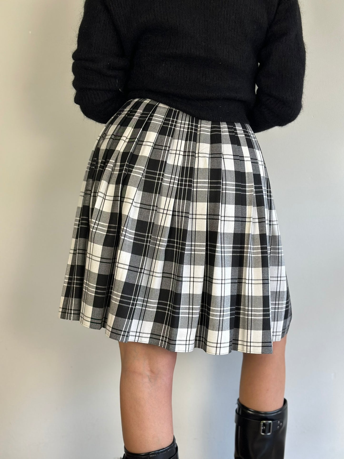 Vintage Plaid Skirt