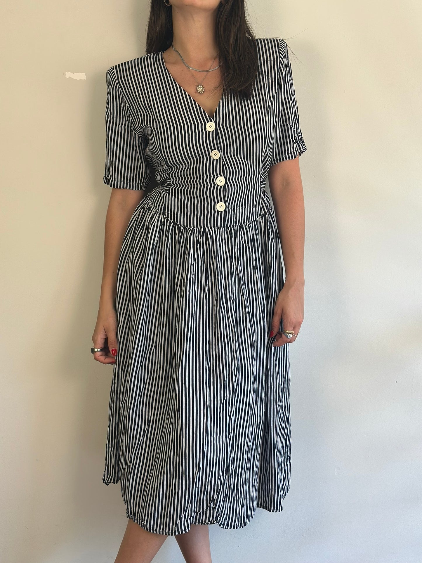 Vintage Striped Dress