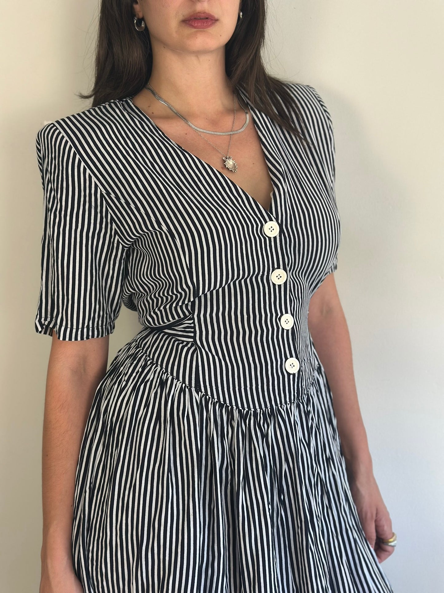 Vintage Striped Dress