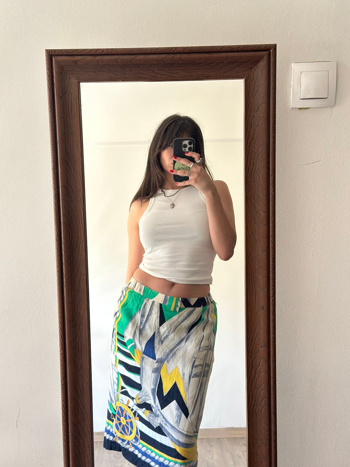 Vintage Midi Skirt