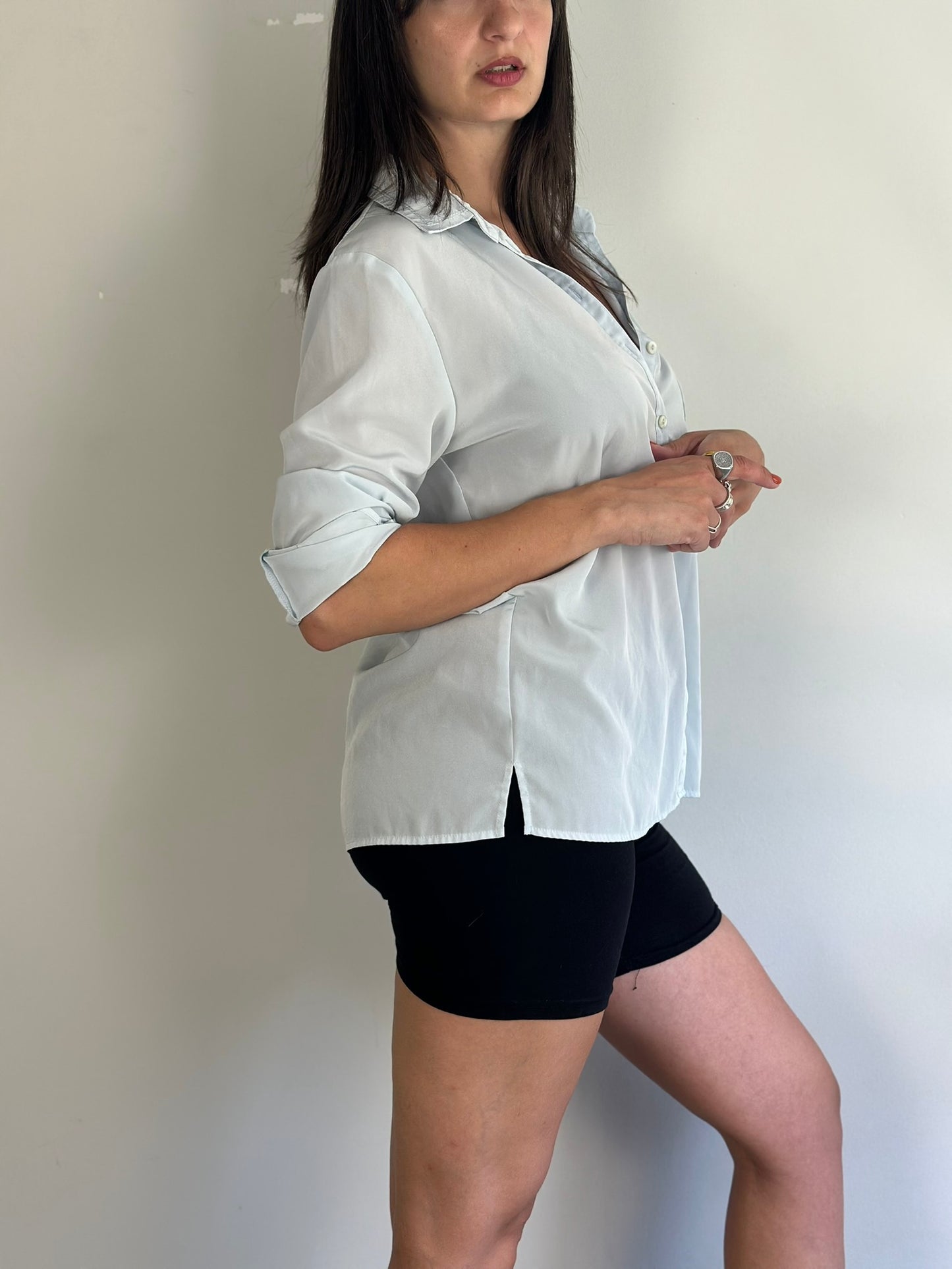 Vintage Baby Blue Shirt
