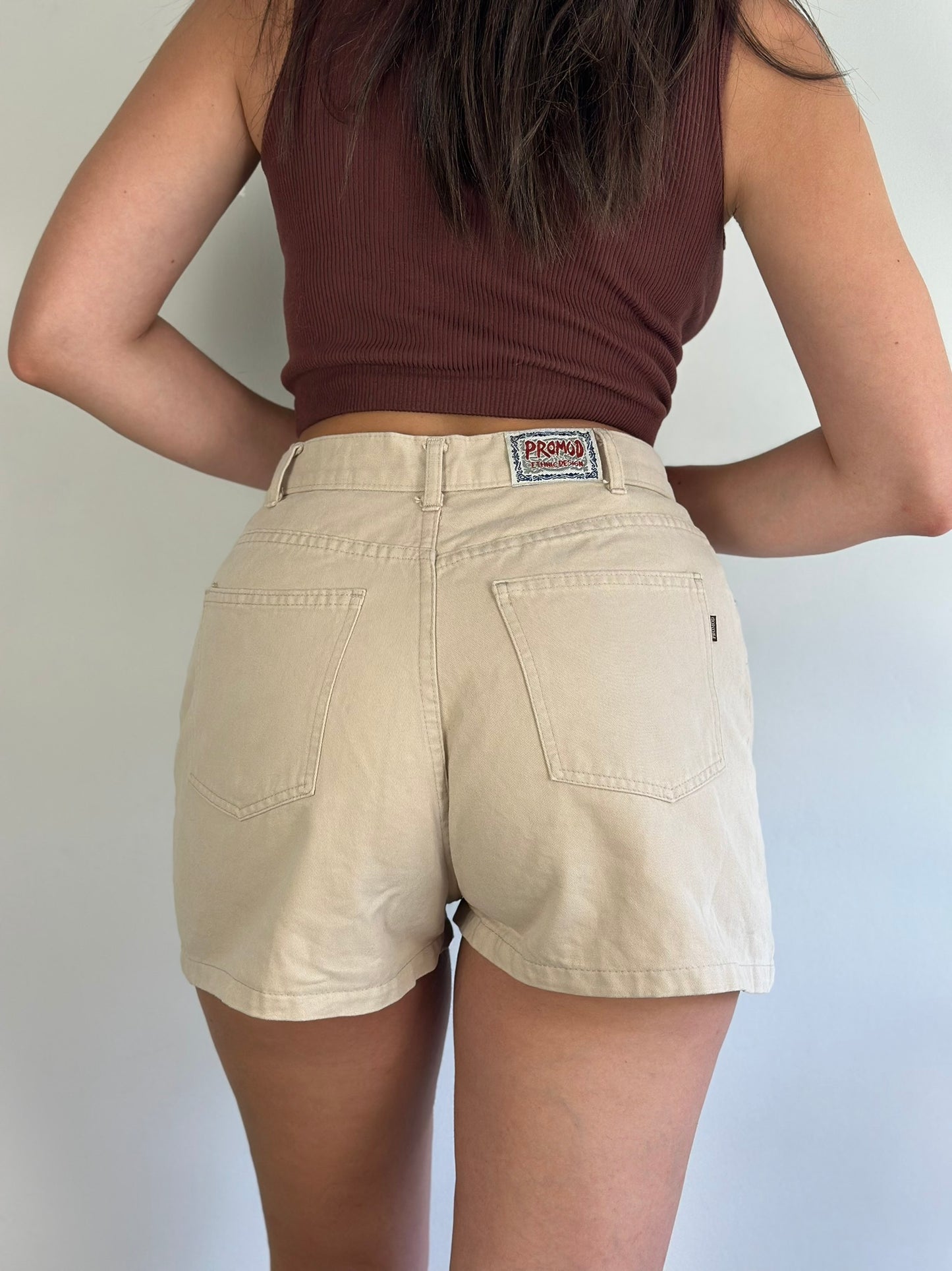 Vintage Beige Shorts