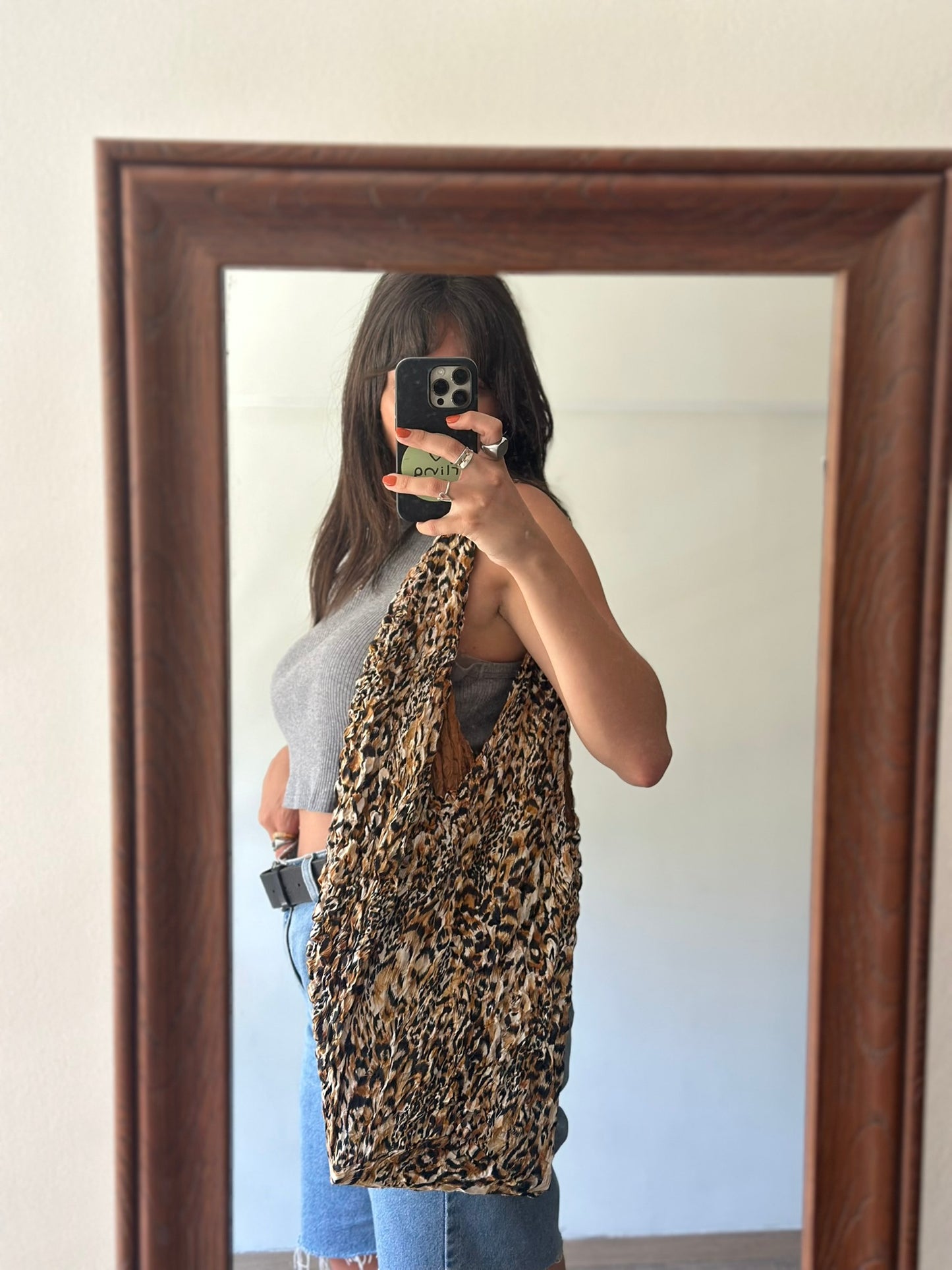 Animal Print Shopper Bag
