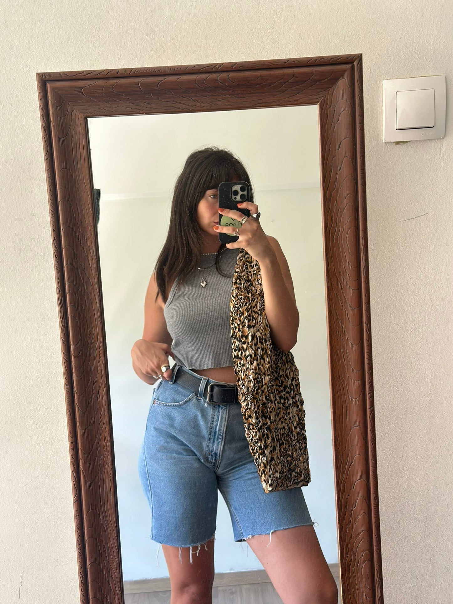 Animal Print Shopper Bag