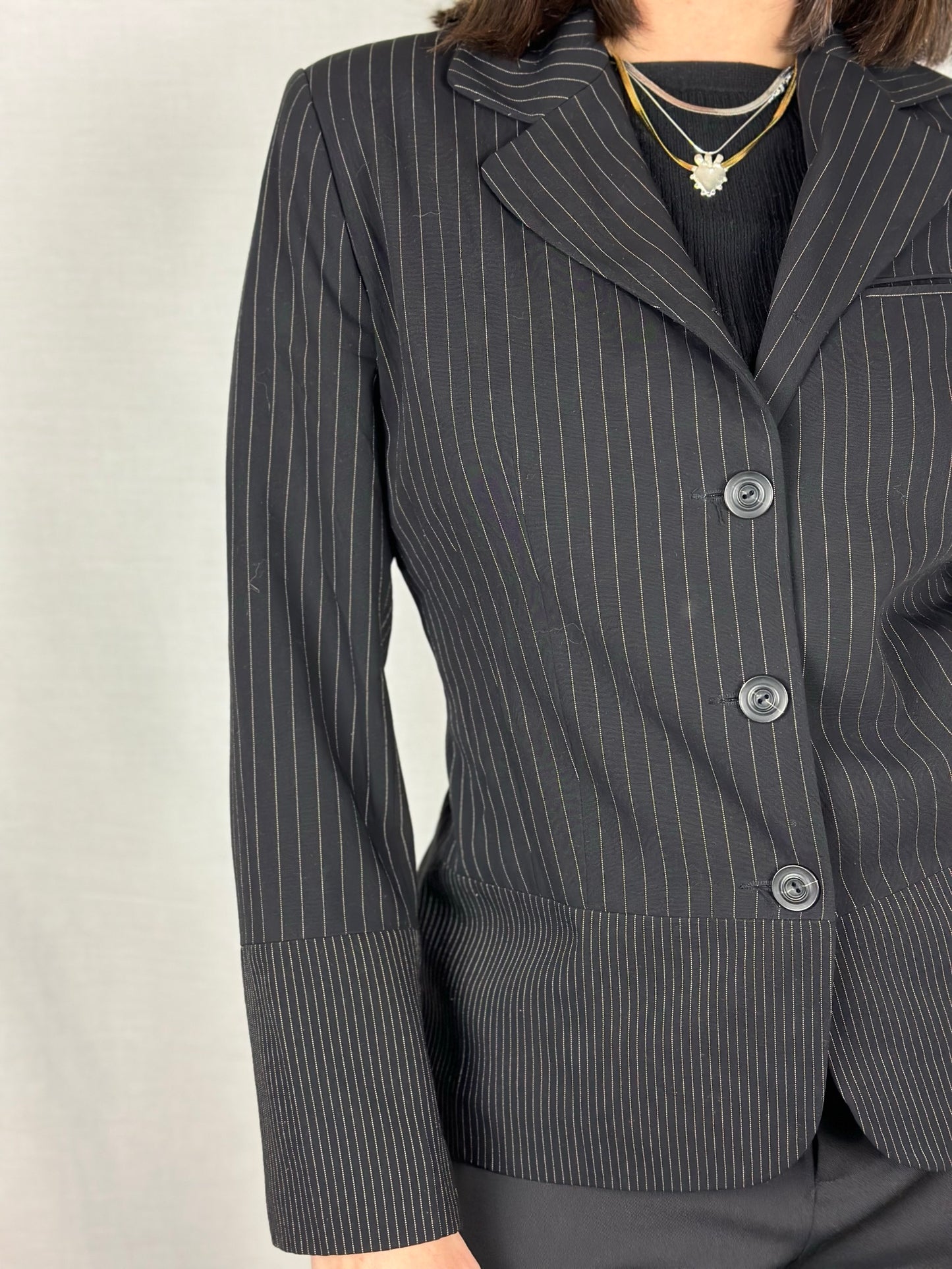 Vintage Striped Blazer