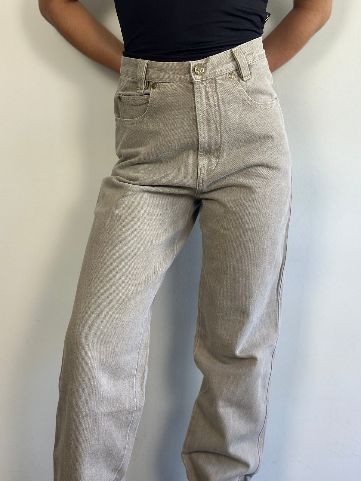 Vintage Light Grey Jeans