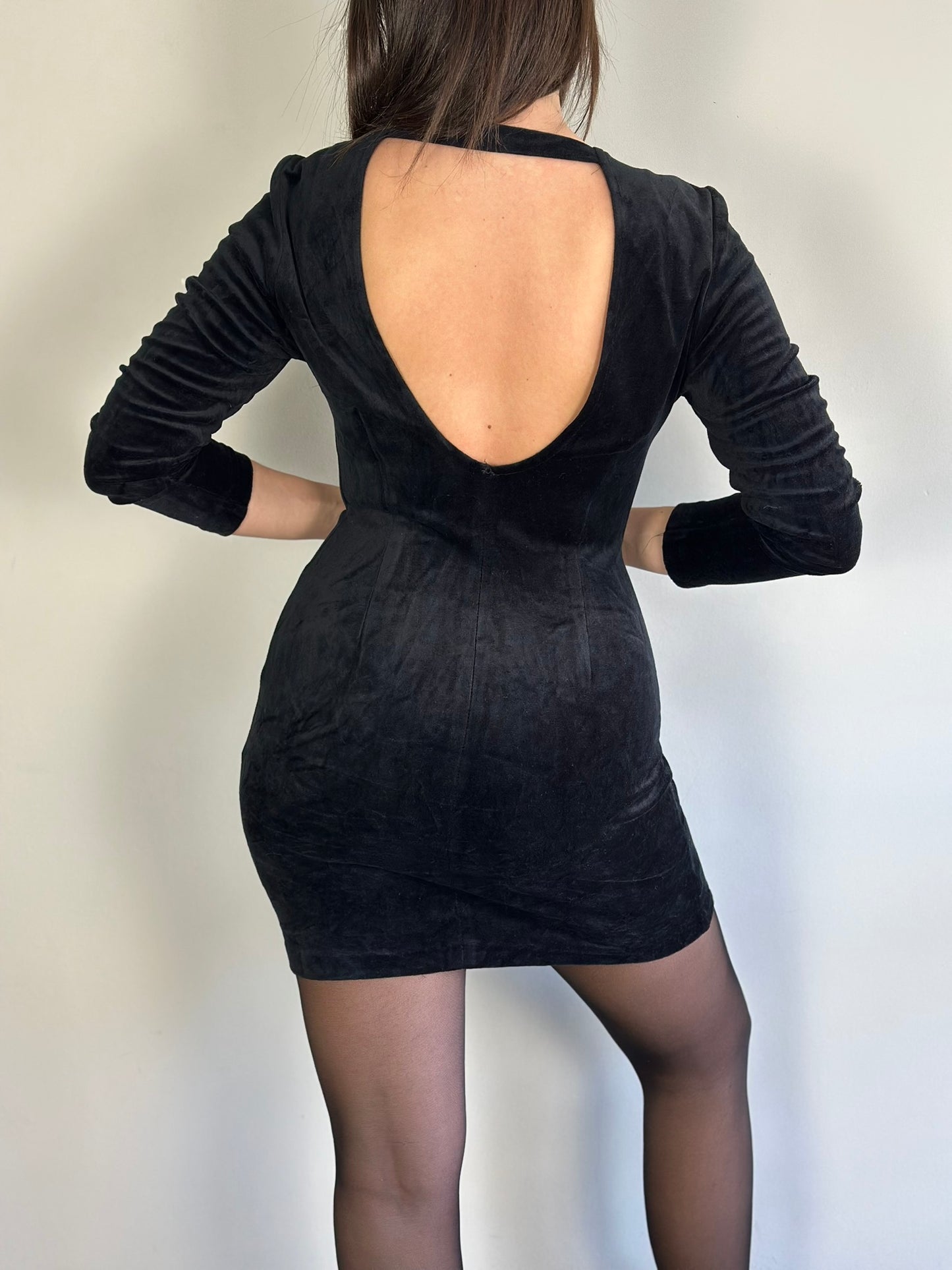 Vintage Mini Velvet Dress