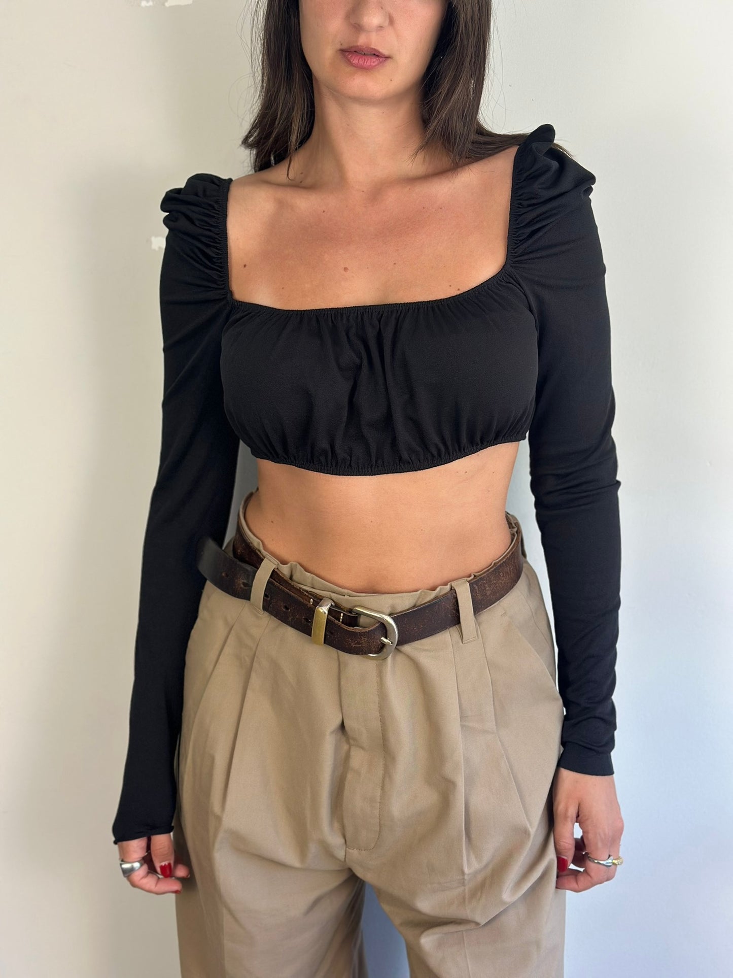 Crop Longsleeve Top