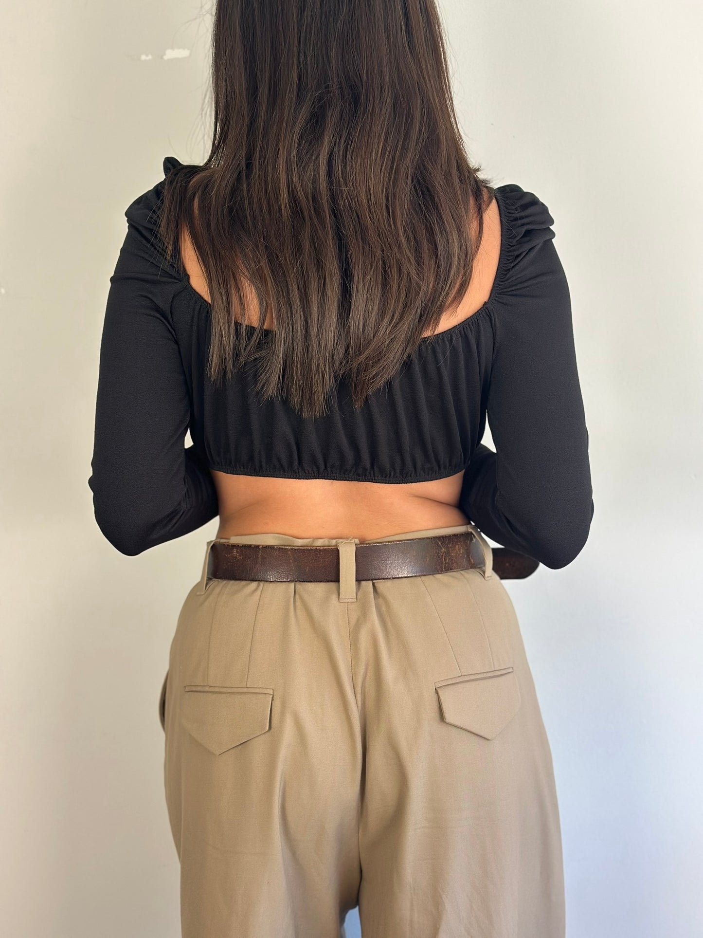 Crop Longsleeve Top