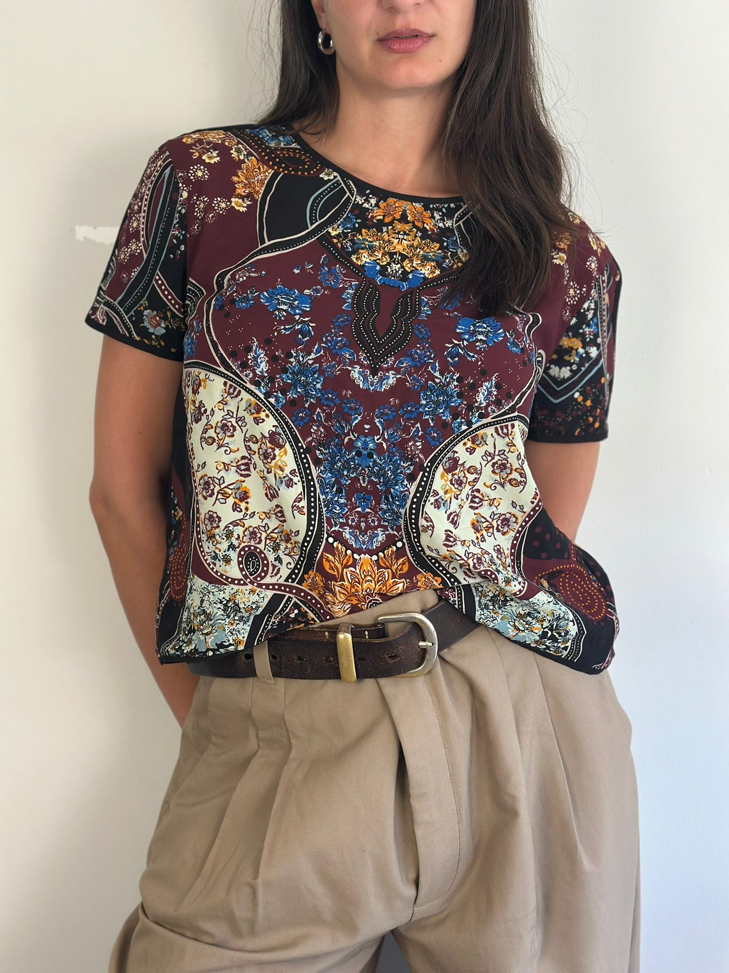 Vintage Patterned Top