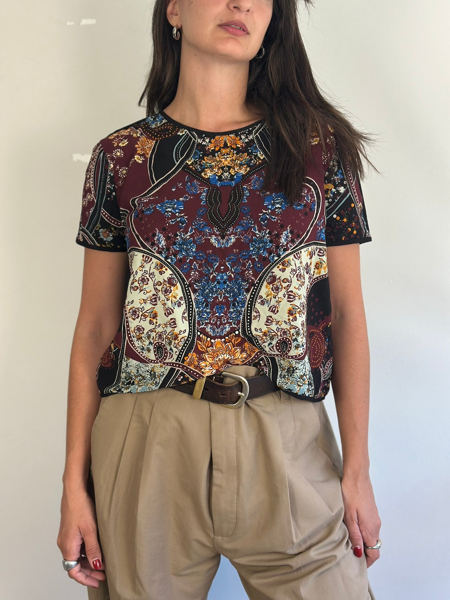 Vintage Patterned Top