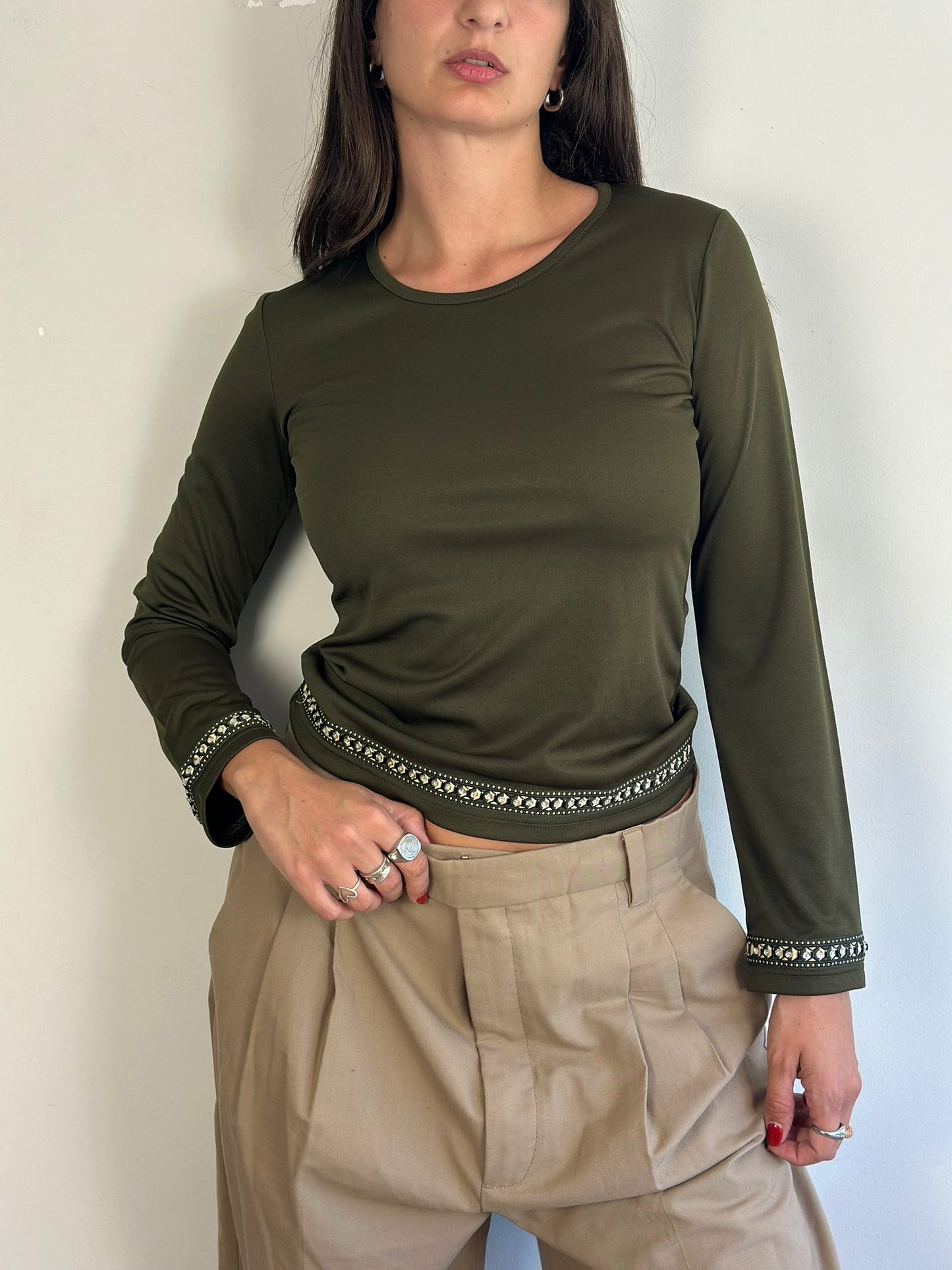 Vintage Khaki Top
