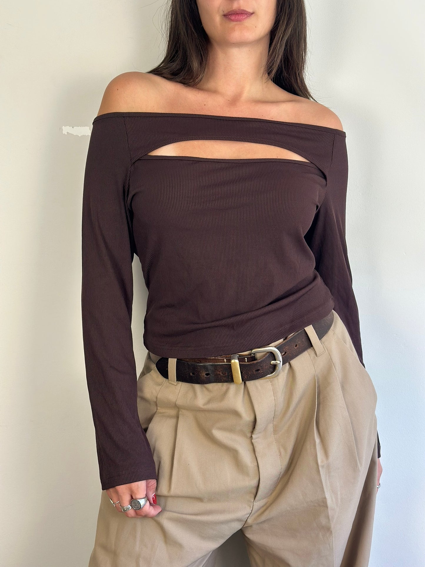 Vintage Off-Shoulder Top