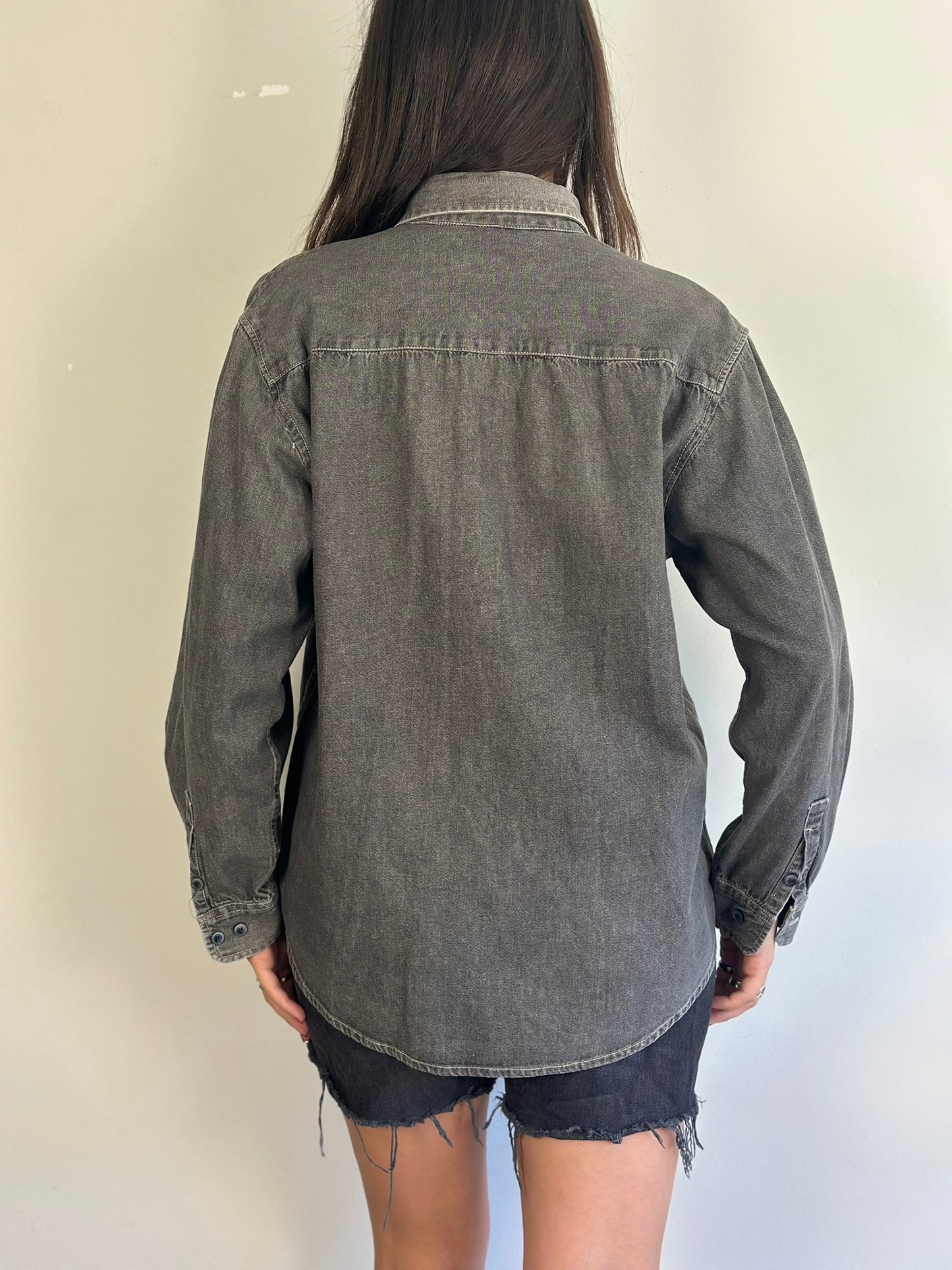 Grey Denim Shirt