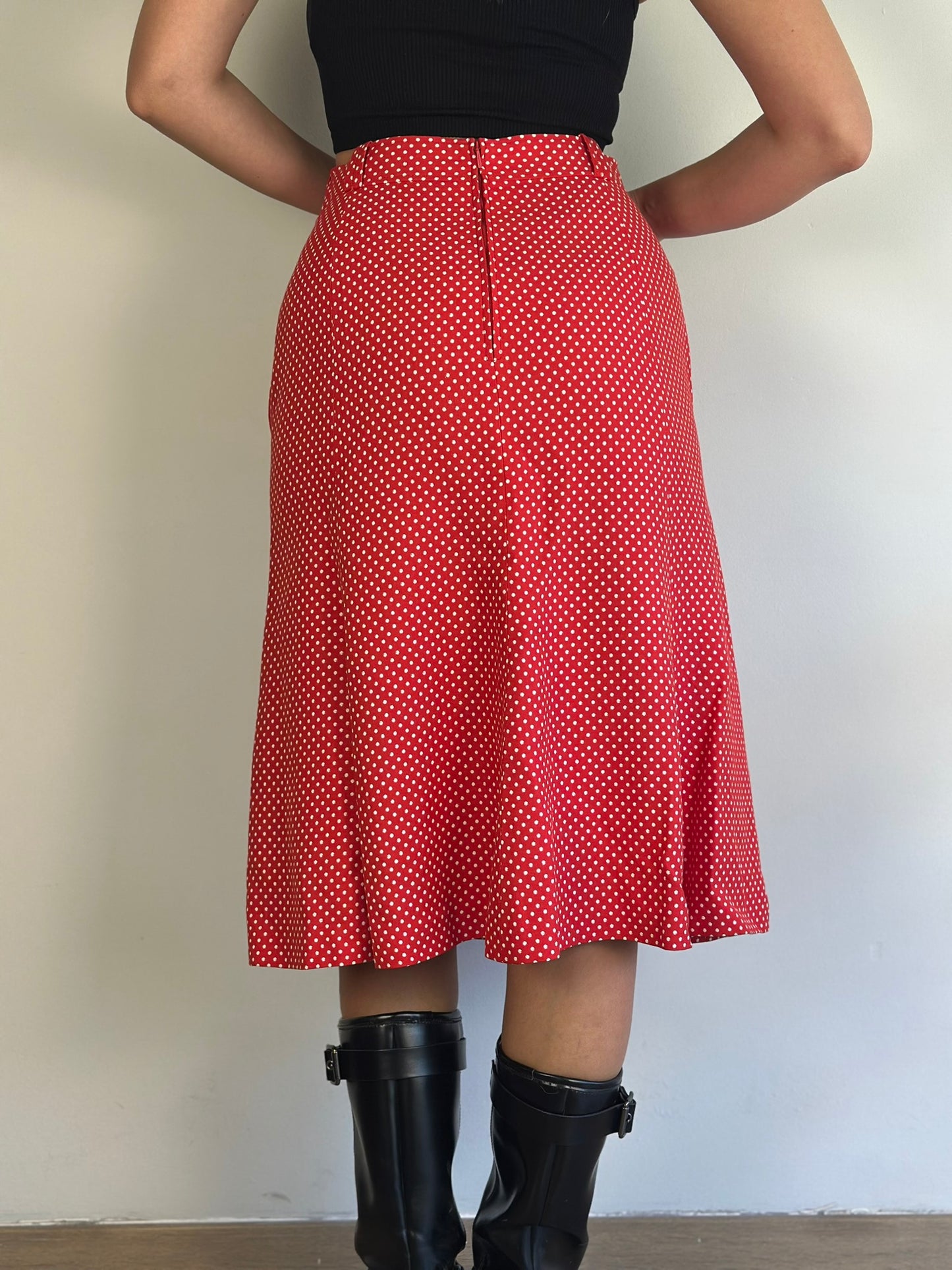Vintage Polka Dot Skirt