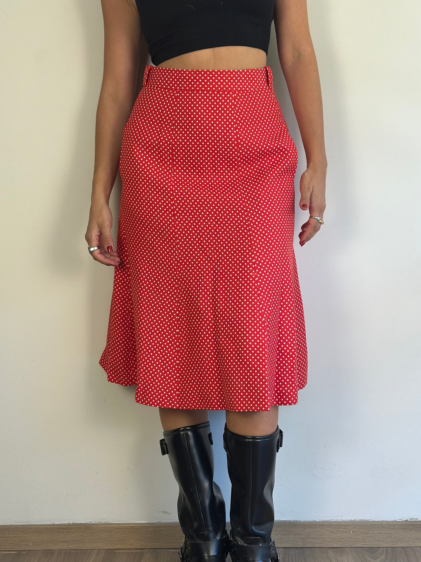 Vintage Polka Dot Skirt