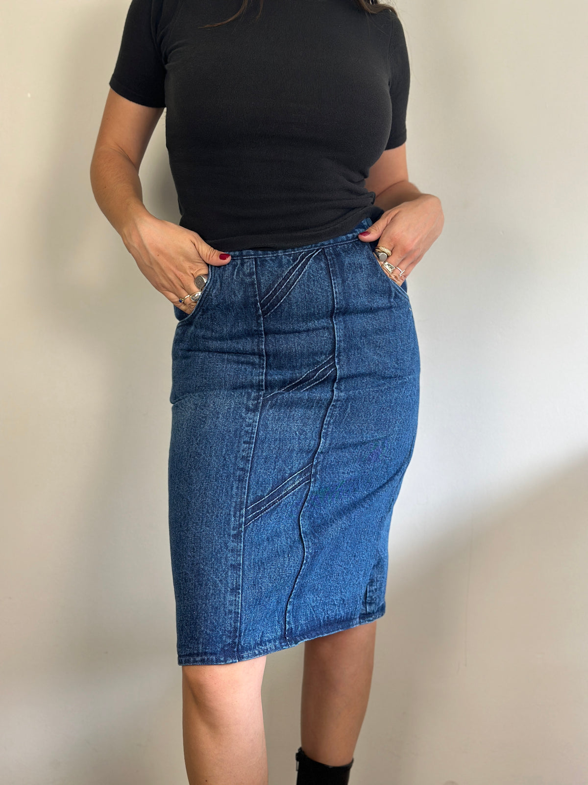 Vintage Denim Skirt