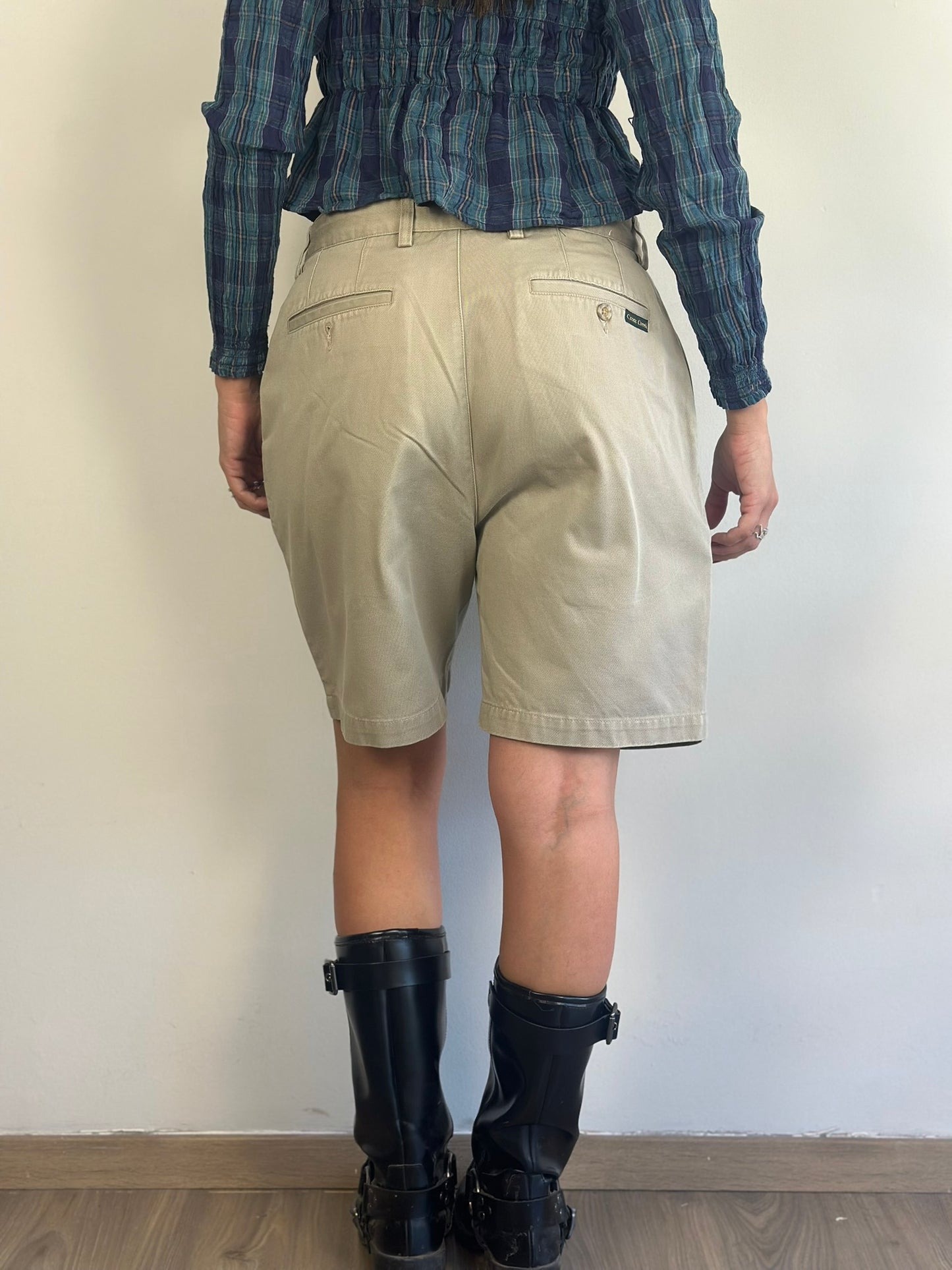 Beige Jorts