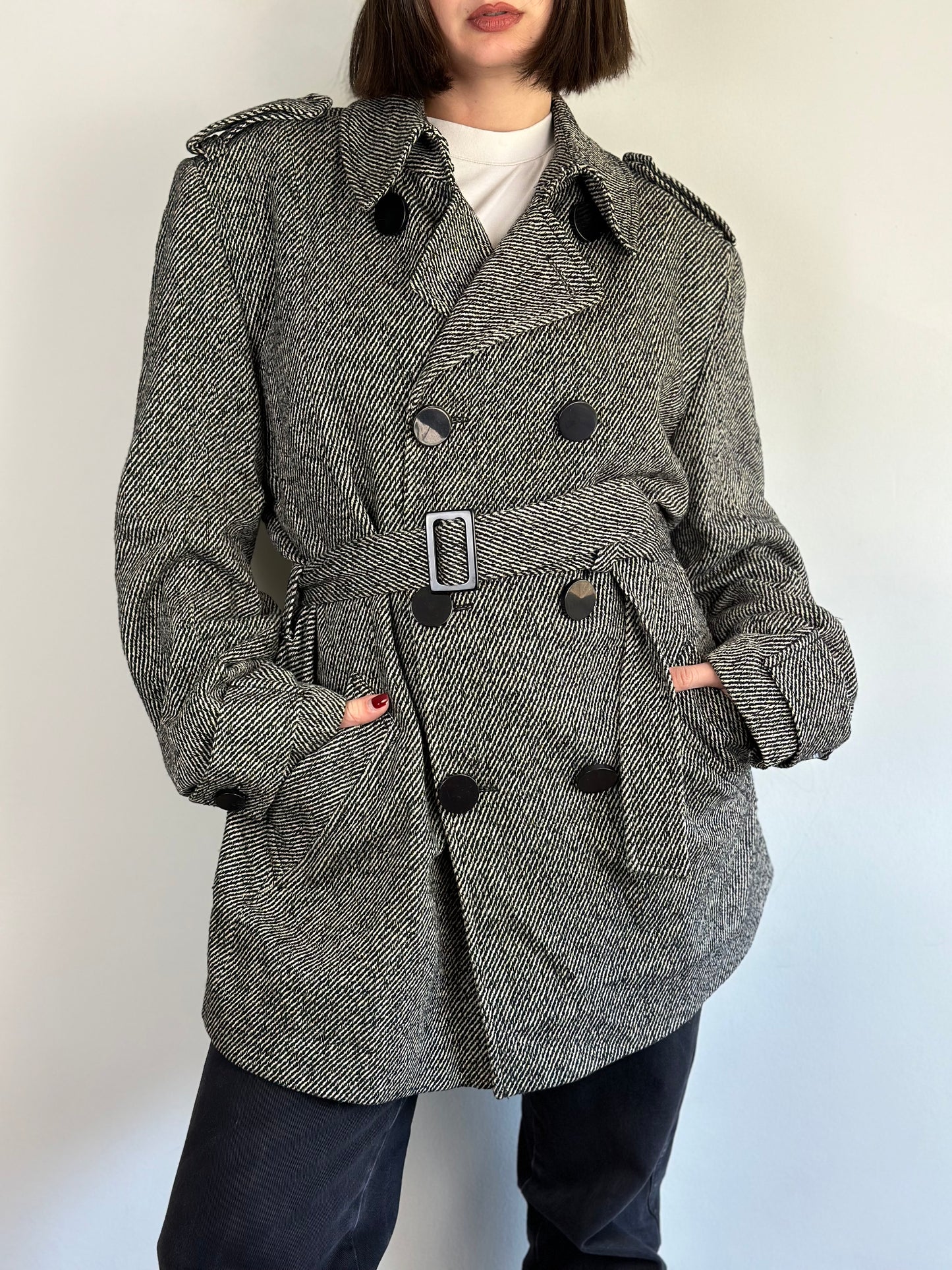Double-breasted Semi Coat