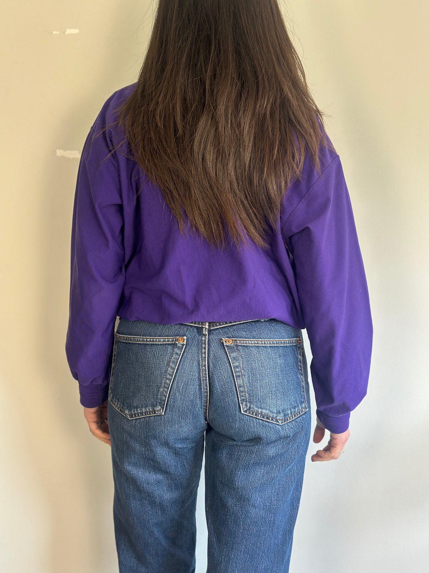 Vintage Athletic Cardigan with zipper
