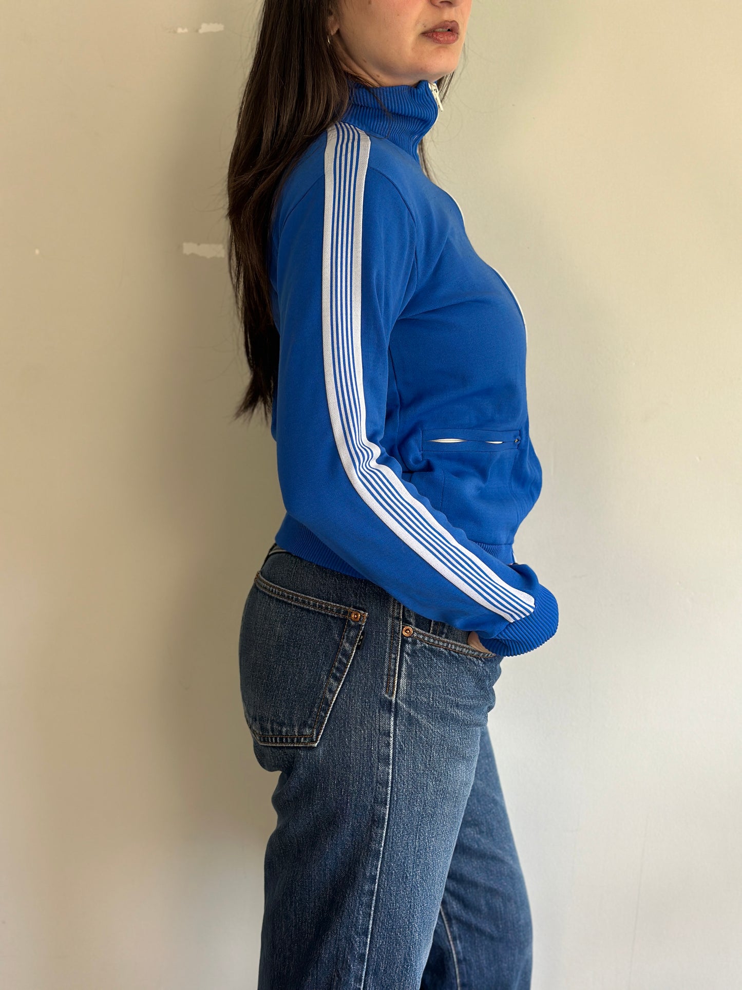 Vintage Athletic Cardigan with zipper