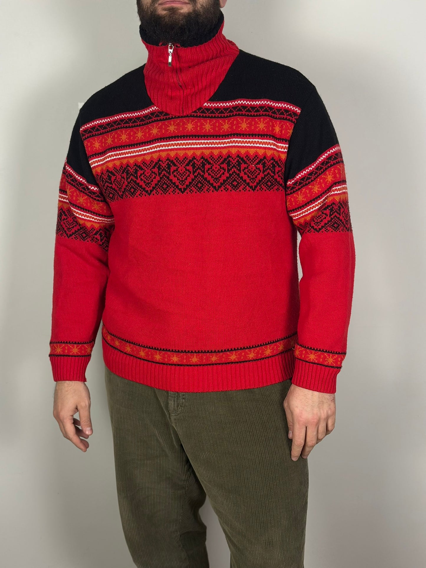 Vintage Half-Zip Sweater