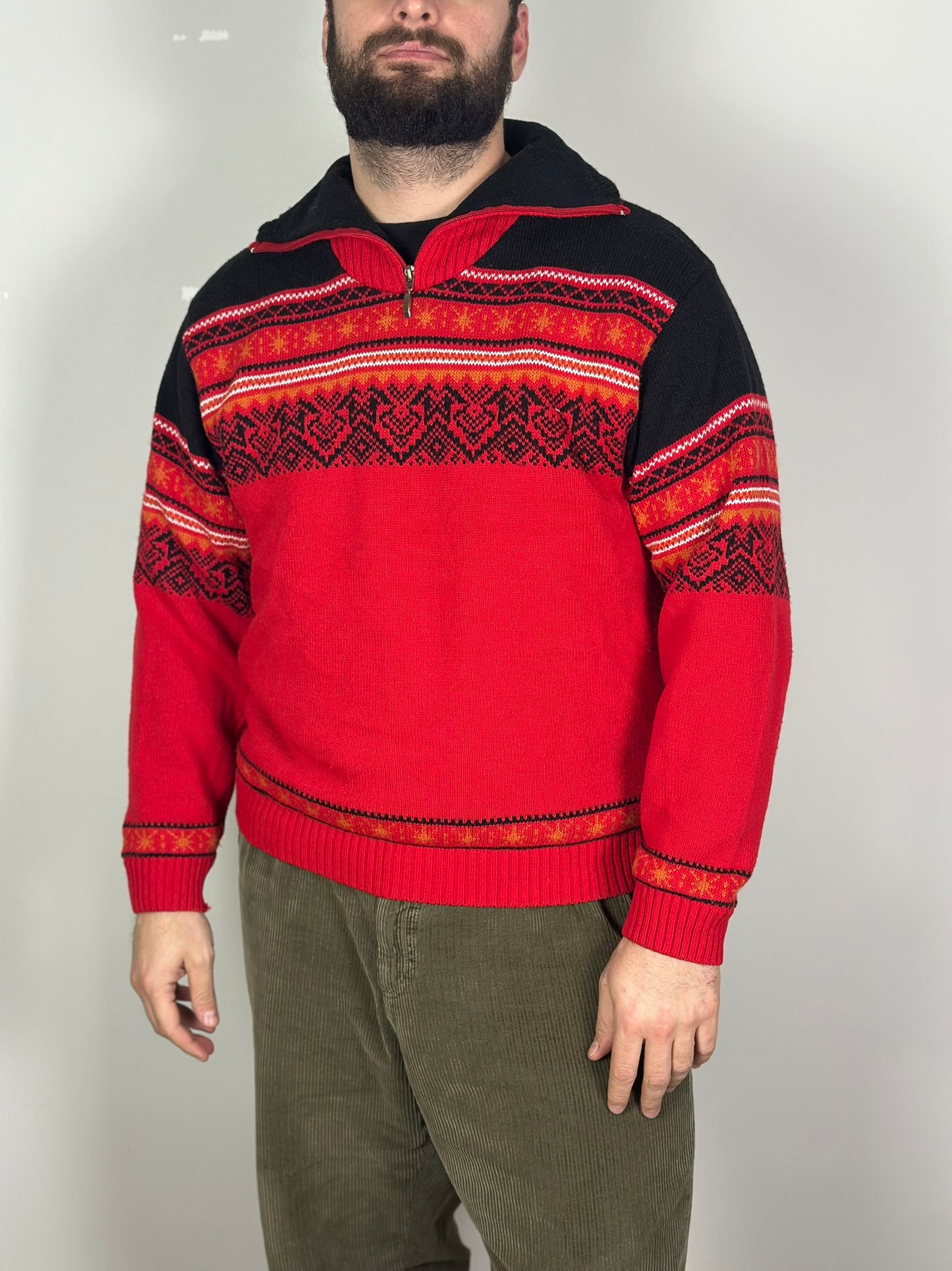 Vintage Half-Zip Sweater