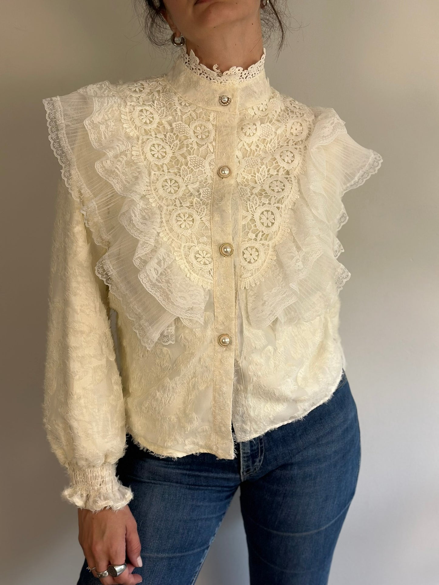 Vintage Romantic Cardigan-Top