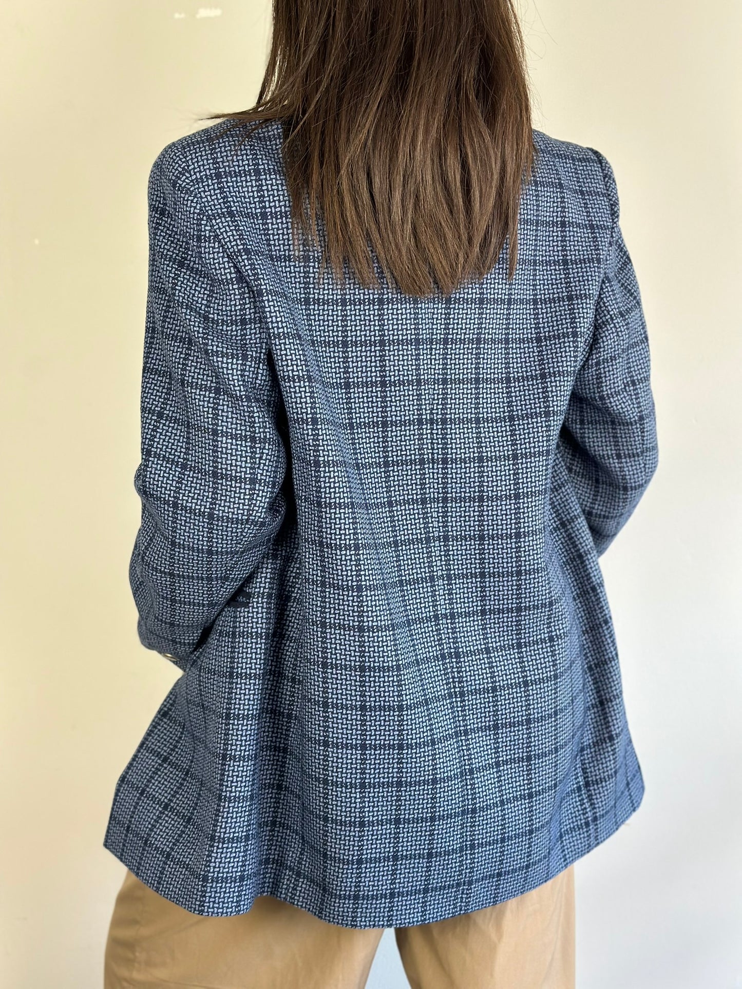 Vintage Plaid Blazer