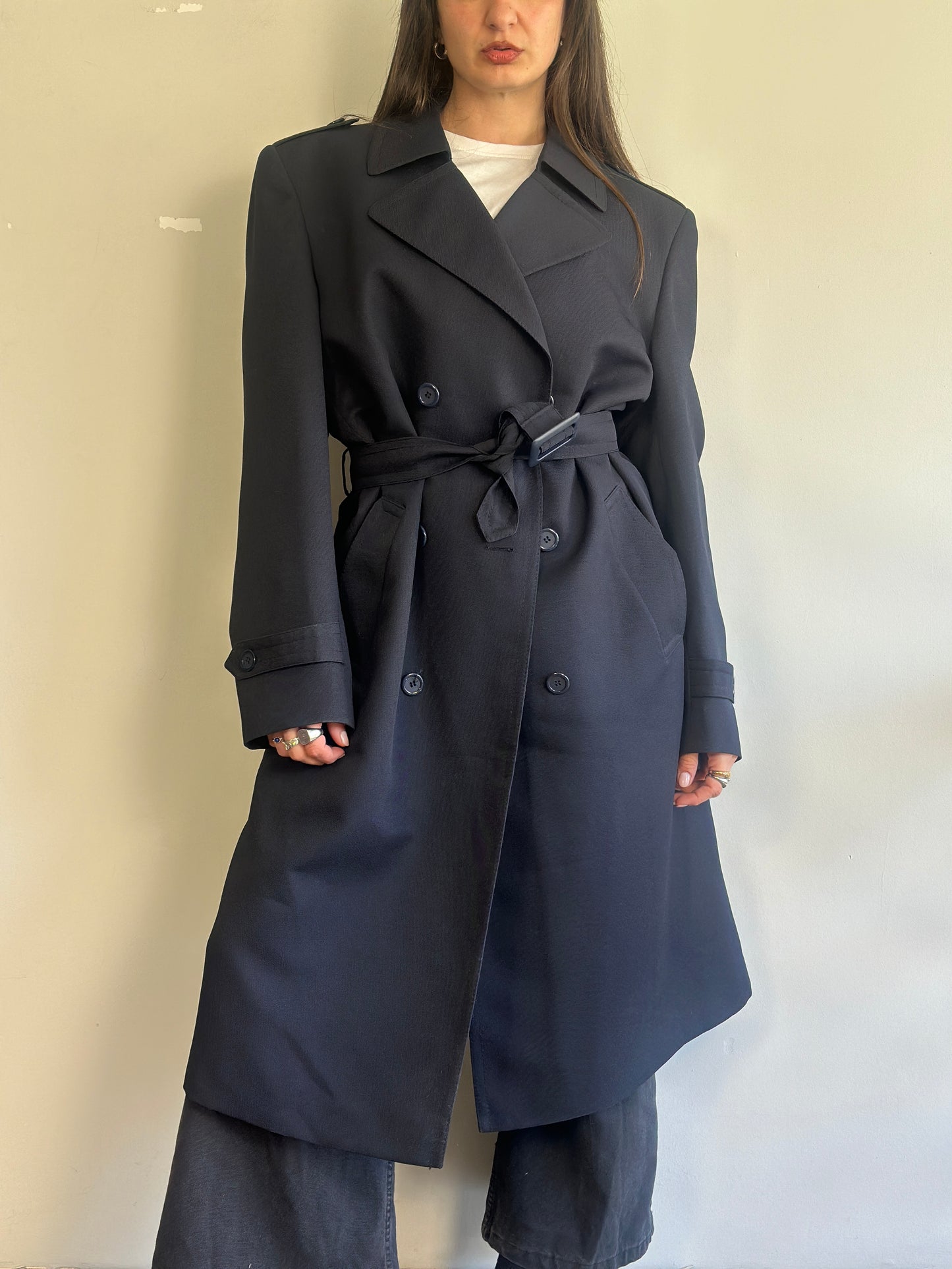 Vintage Belted Trench Coat