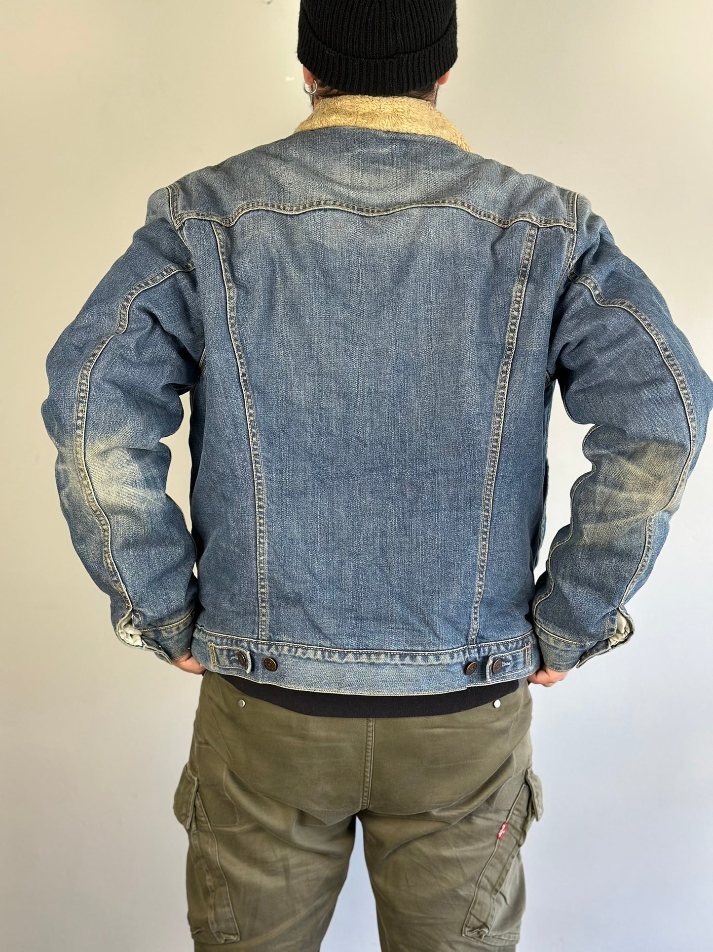 Vintage Levis Sherpa Denim Jacket