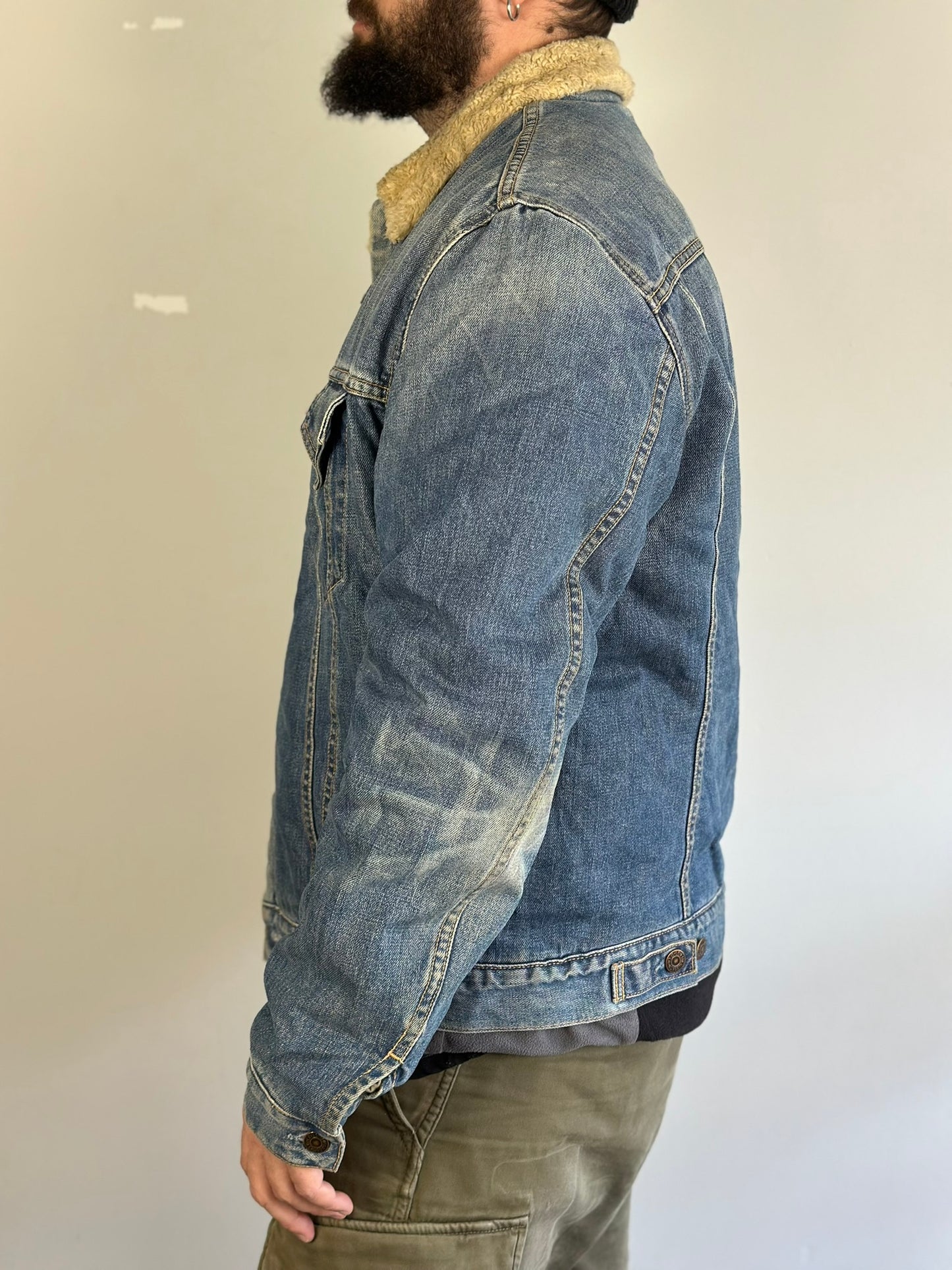 Vintage Levis Sherpa Denim Jacket