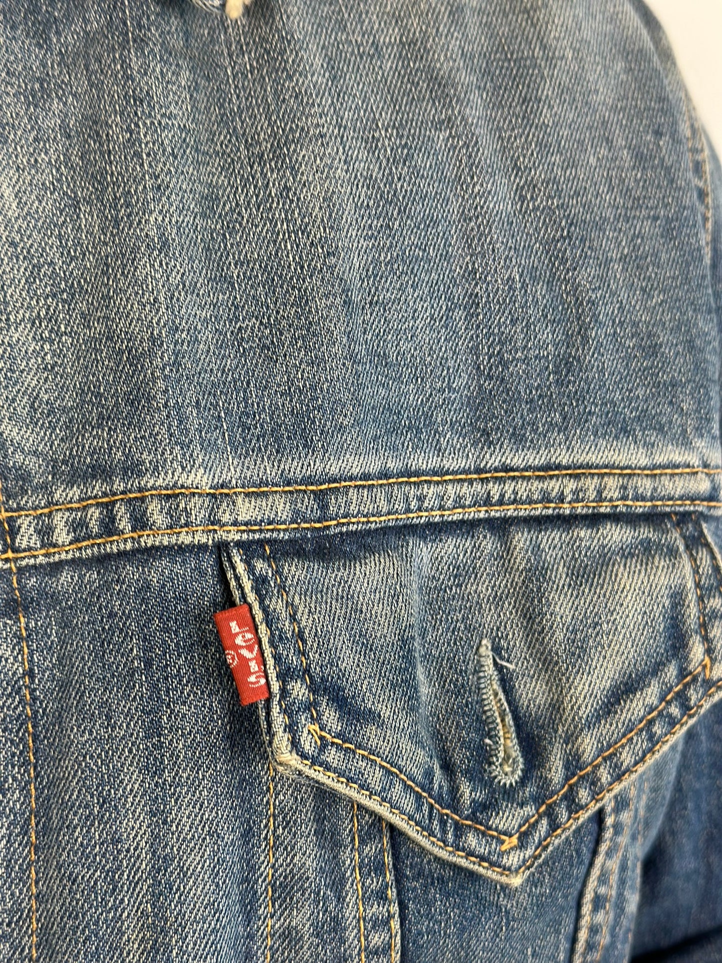 Vintage Levis Sherpa Denim Jacket