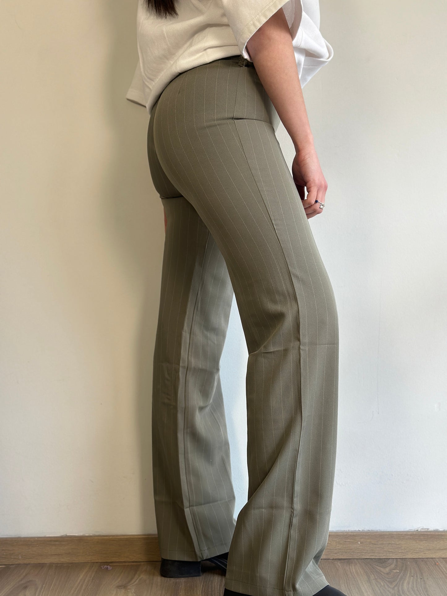 Low Waist Striped Pants