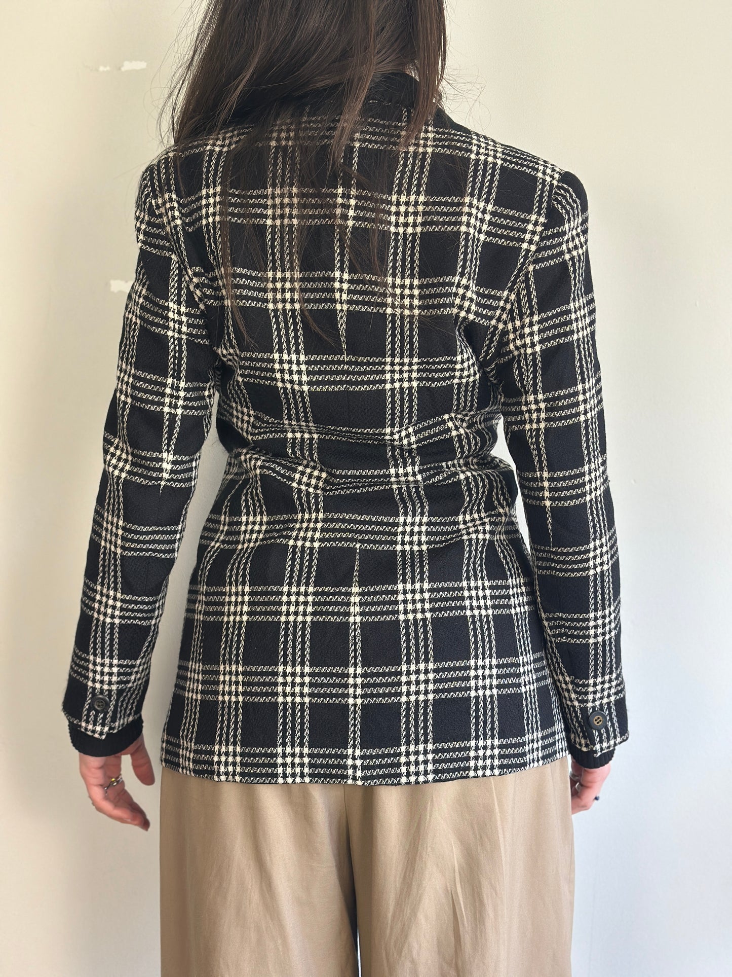 Vintage Plaid Blazer