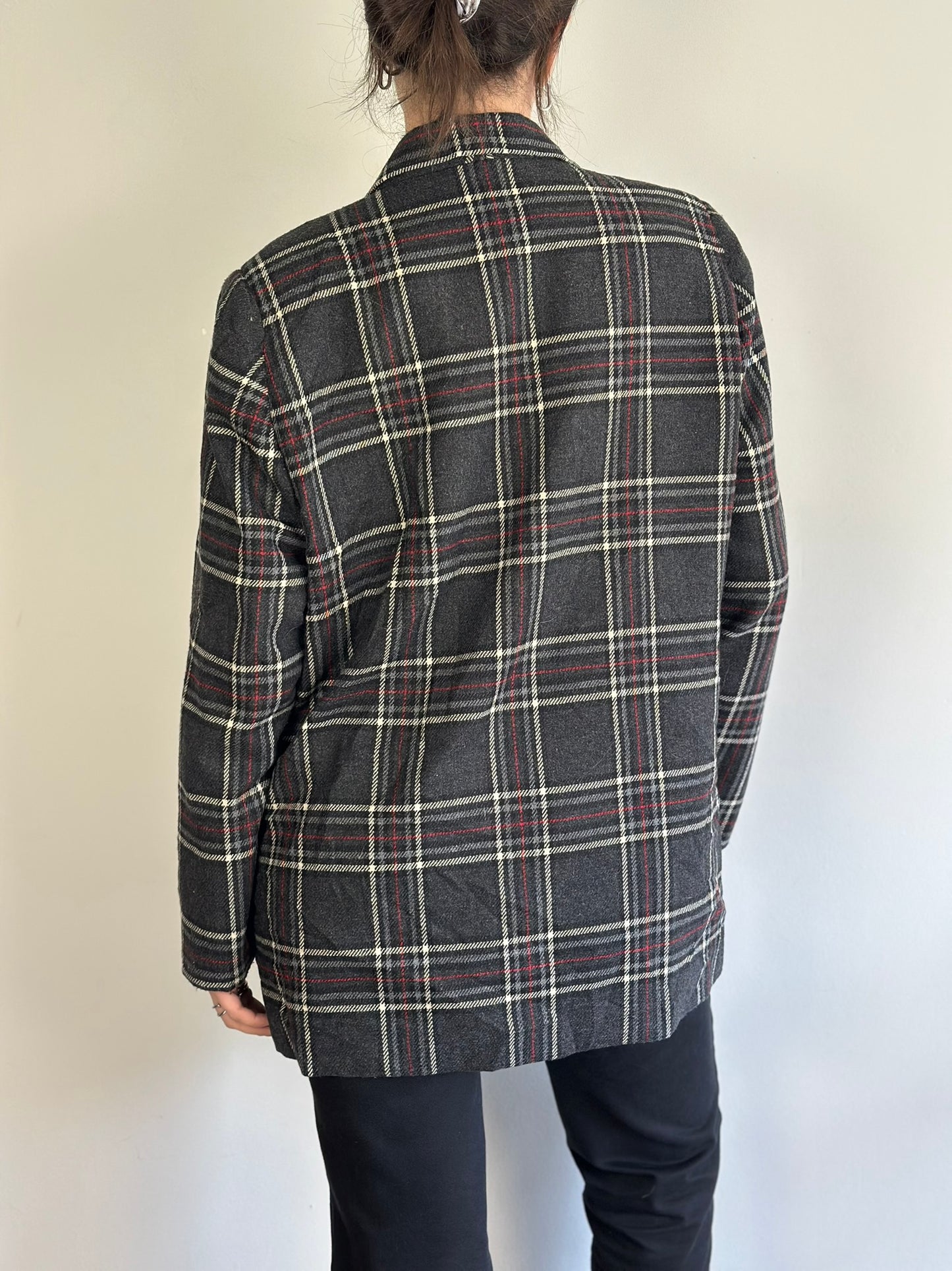 Vintage Plaid Blazer