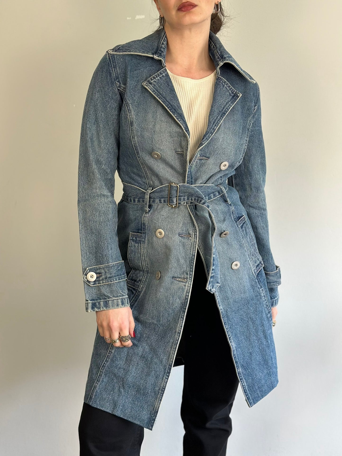 Vintage Denim Trench/Dress