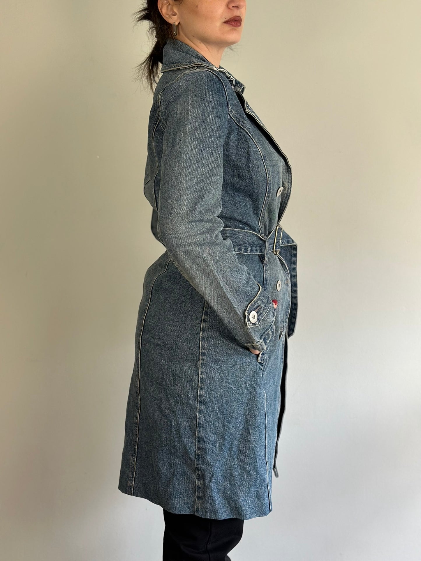 Vintage Denim Trench/Dress