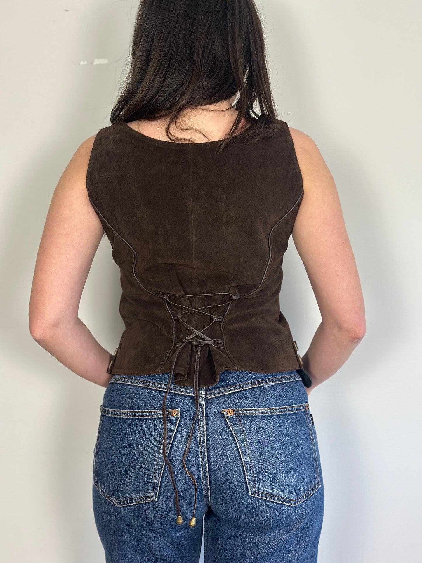 Leather Corset Top