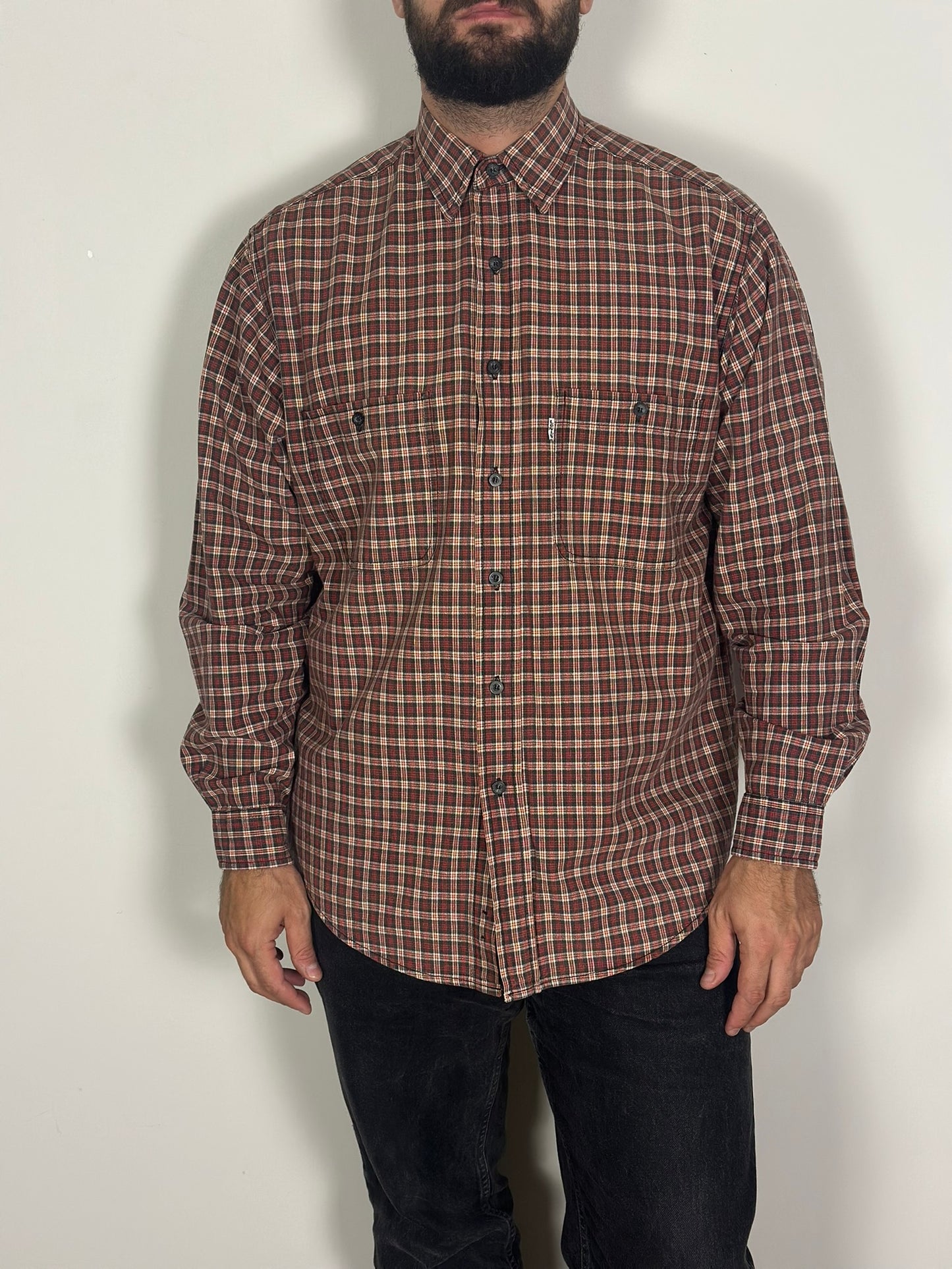 Vintage Levis Plaid Shirt