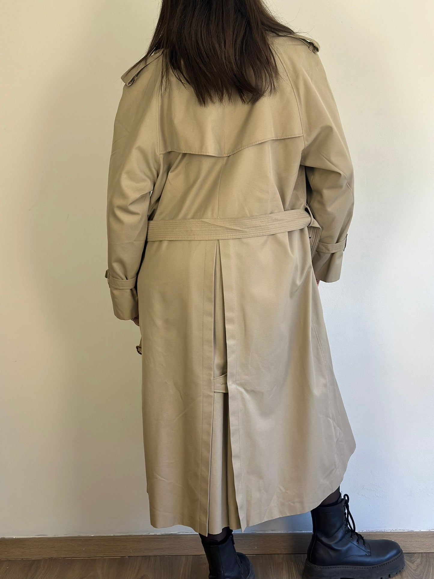 Vintage Khaki Trench Coat