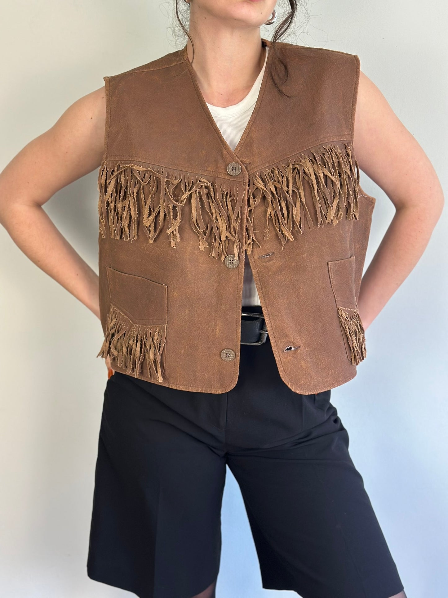 Deadstock Fringe Vest