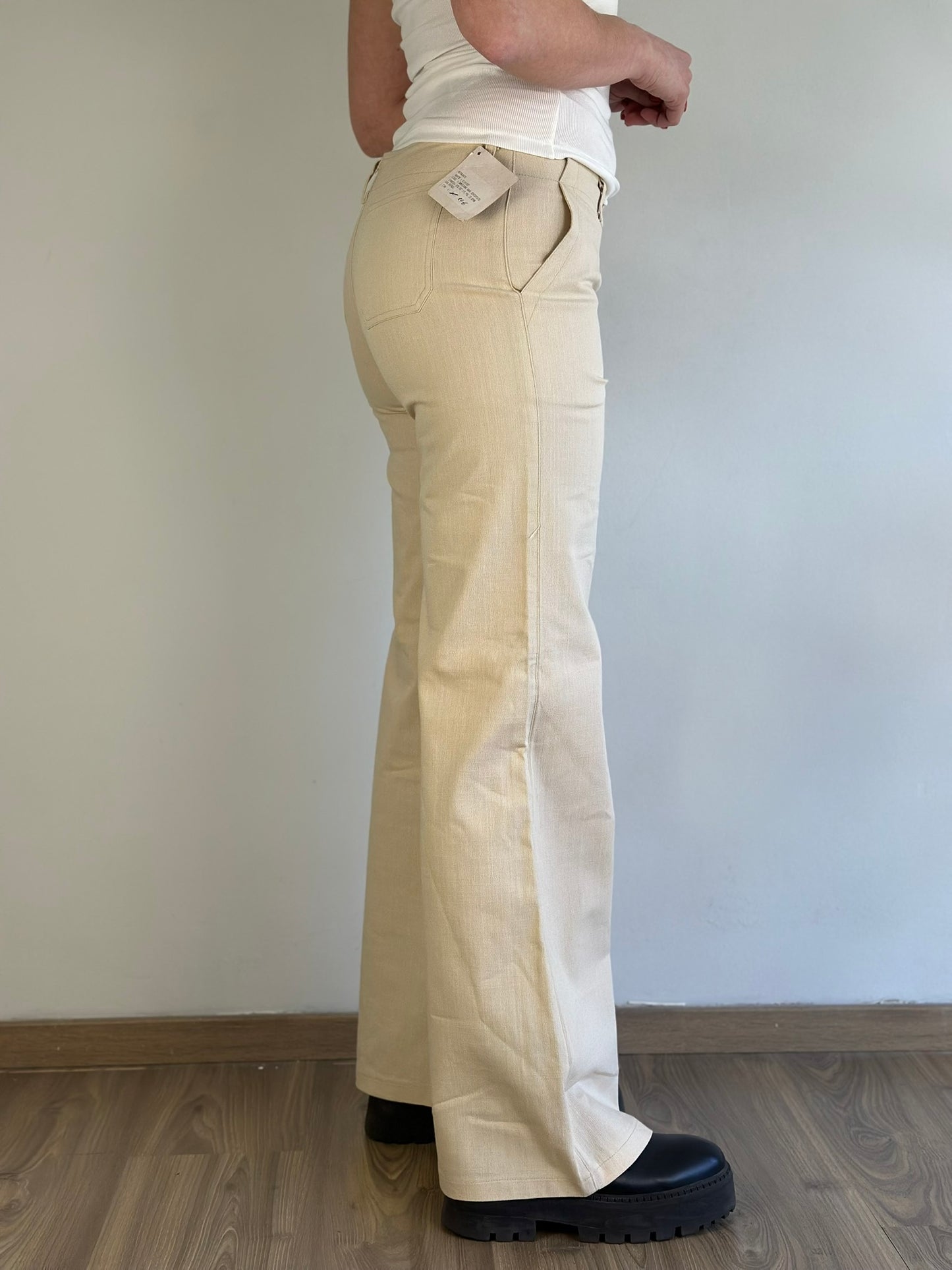 METALAXIS Low Waist Vintage Pants