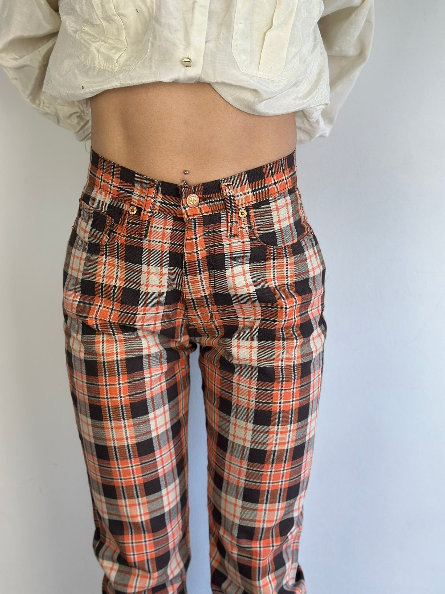Vintage Plaid Pants