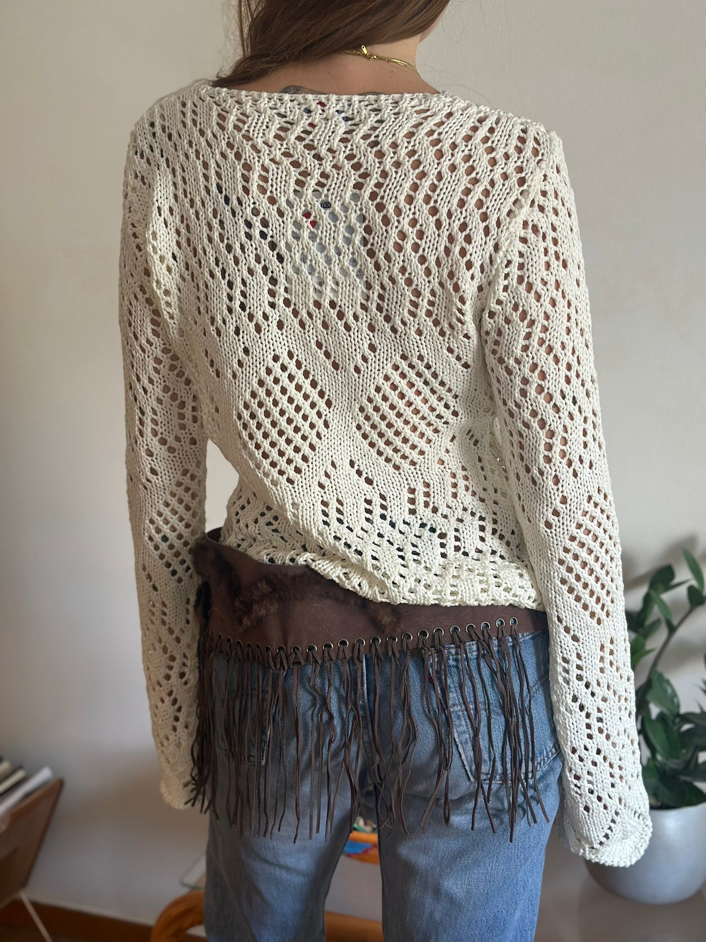 Croshet Long Sleeve Top