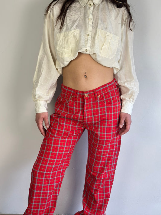 Vintage Plaid Pants