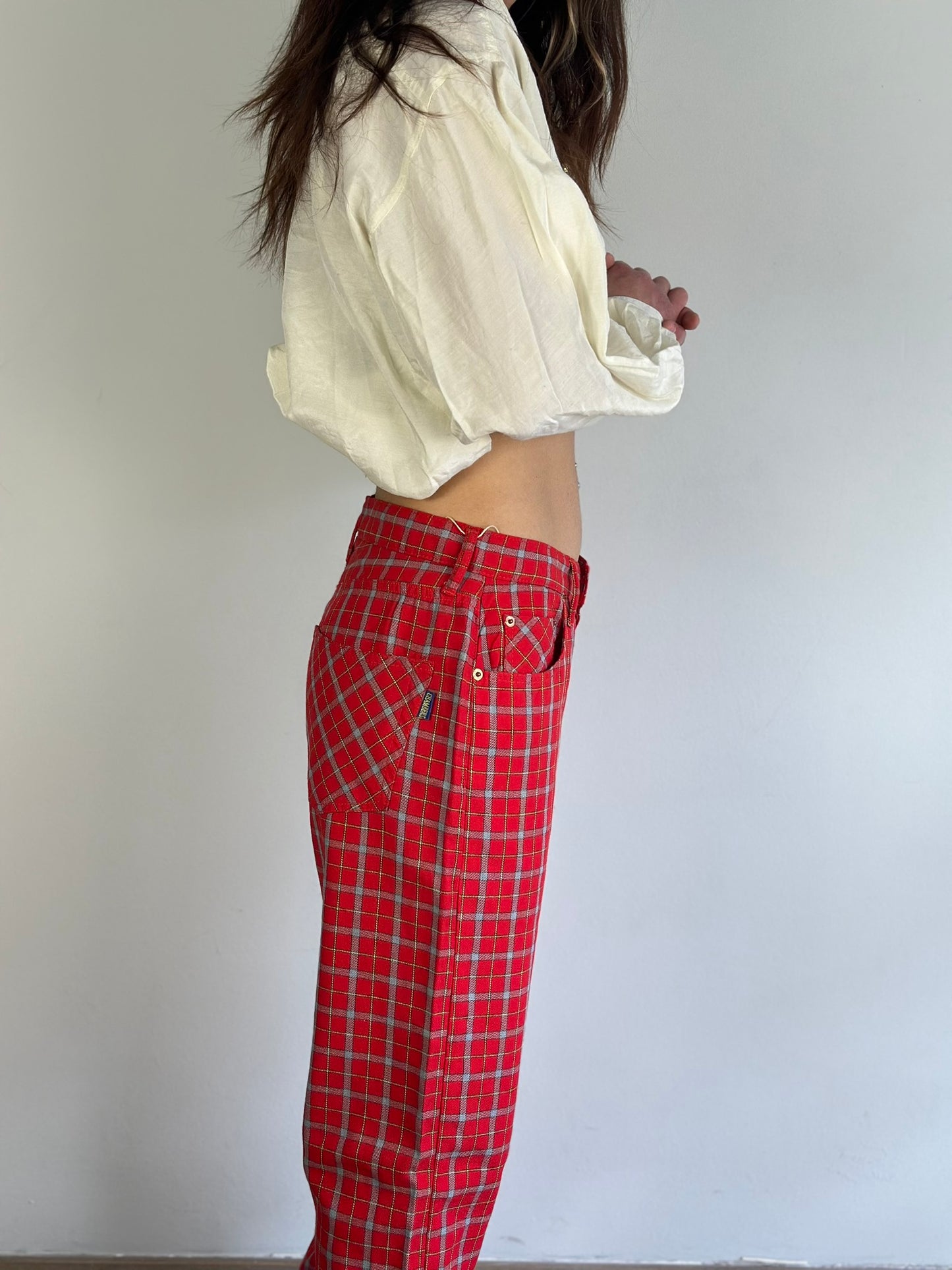 Vintage Plaid Pants