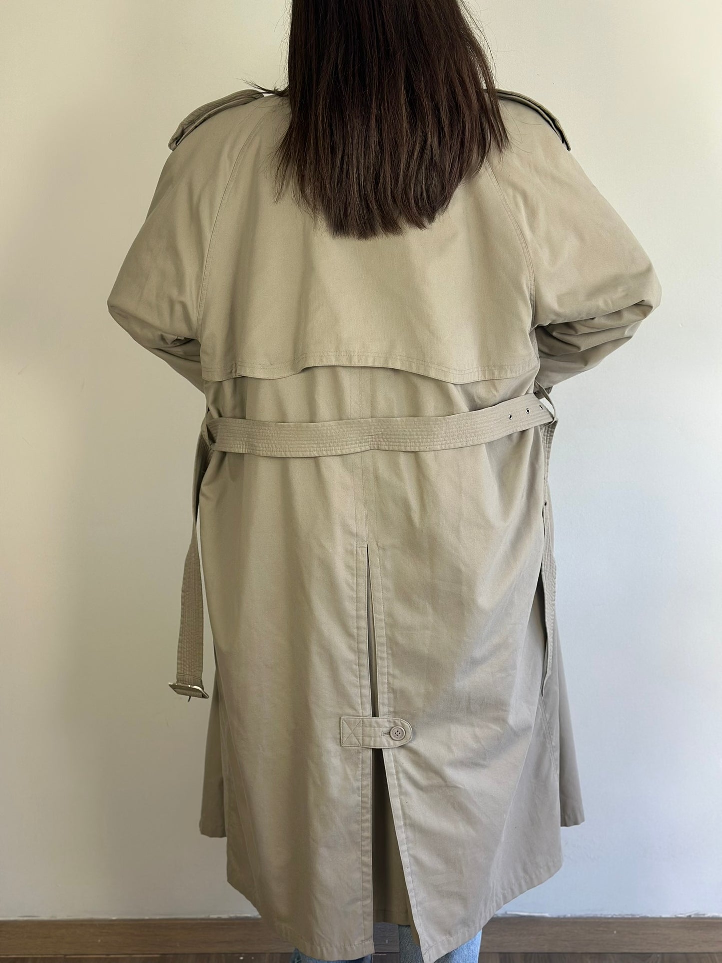 Vintage Khaki Trench Coat
